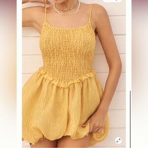 Siempre x Anthropologie Smocked dress. Size L. EUC.